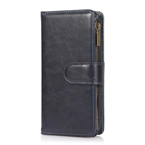 HILQBUFN Klapp Leder Hülle für iPhone 16 Pro Max/16 Pro/16 Plus/16, Retro Kratzfest Handyhülle mit Ständer Geldbörse Kartenfächern Handyhülle,Blau,16 Pro HILQBUFN Klapp Leder Hülle für iPhone 16 Pro Max/16 Pro/16 Plus/16, Retro Kratzfest Handyhülle mit Ständer Geldbörse Kartenfächern Handyhülle,Blau,16 Pro von HILQBUFN