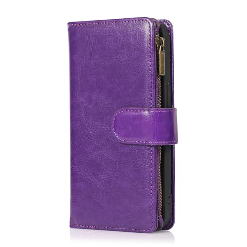 HILQBUFN Klapp Leder Hülle für iPhone 16 Pro Max/16 Pro/16 Plus/16, Retro Kratzfest Handyhülle mit Ständer Geldbörse Kartenfächern Handyhülle,Lila,16 HILQBUFN Klapp Leder Hülle für iPhone 16 Pro Max/16 Pro/16 Plus/16, Retro Kratzfest Handyhülle mit Ständer Geldbörse Kartenfächern Handyhülle,Lila,16 von HILQBUFN