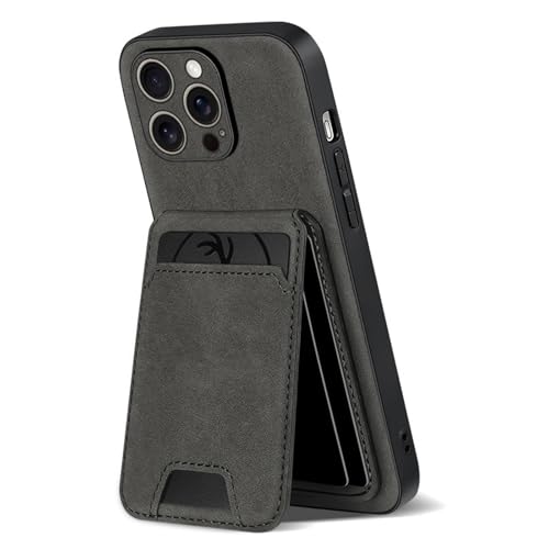 HILQBUFN Leather Case for iPhone 16 Pro Max/16 Pro/16 Plus/16, Stand Business Mobile Phone Case with Card Slots, Shockproof Protective Case, Black, 16 HILQBUFN Leather Case for iPhone 16 Pro Max/16 Pro/16 Plus/16, Stand Business Mobile Phone Case with Card Slots, Shockproof Protective Case, Black, 16 von HILQBUFN