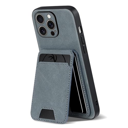 HILQBUFN Leather Case for iPhone 16 Pro Max/16 Pro/16 Plus/16, Stand Business Mobile Phone Case with Card Slots, Shockproof Protective Case, Blue, 16 HILQBUFN Leather Case for iPhone 16 Pro Max/16 Pro/16 Plus/16, Stand Business Mobile Phone Case with Card Slots, Shockproof Protective Case, Blue, 16 von HILQBUFN