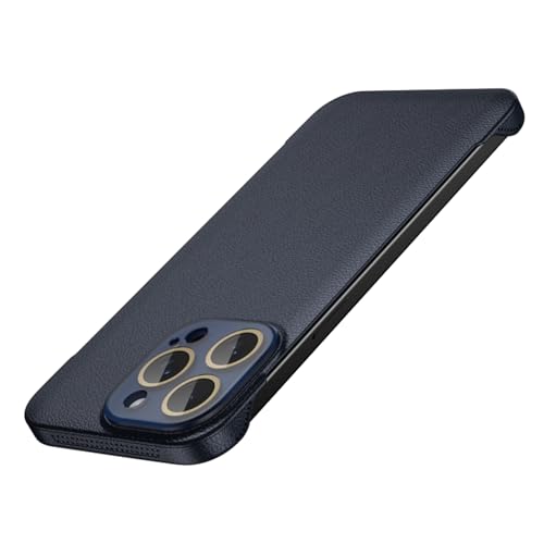 HILQBUFN Leder Hülle für iPhone 16 Pro Max/16 Pro/16, Ultradünne Rahmenlos Handyhülle mit KameraSchutz Kabelloses Laden Handytasche,Schwarz,16 Pro Max HILQBUFN Leder Hülle für iPhone 16 Pro Max/16 Pro/16, Ultradünne Rahmenlos Handyhülle mit KameraSchutz Kabelloses Laden Handytasche,Schwarz,16 Pro Max von HILQBUFN