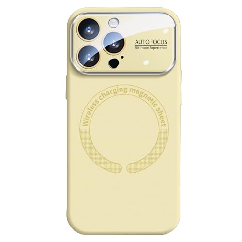 HILQBUFN Liquid Silicone Mobile Phone Case for iPhone 16 Pro Max/16 Pro/16 Plus/16, Soft Magnetic Case, Wireless Charging, Wireless Charging, Camera Protection Case, Yellow, 16 Promax HILQBUFN Liquid Silicone Mobile Phone Case for iPhone 16 Pro Max/16 Pro/16 Plus/16, Soft Magnetic Case, Wireless Charging, Wireless Charging, Camera Protection Case, Yellow, 16 Promax von HILQBUFN