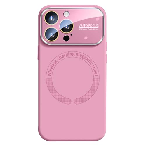 HILQBUFN Liquid Silicone Mobile Phone Case for iPhone 16 Pro Max/16 Pro/16 Plus/16, Soft Magnetic Case, Wireless Charging, Wireless Charging, Camera Protective Case, Pink, 16 Plus HILQBUFN Liquid Silicone Mobile Phone Case for iPhone 16 Pro Max/16 Pro/16 Plus/16, Soft Magnetic Case, Wireless Charging, Wireless Charging, Camera Protective Case, Pink, 16 Plus von HILQBUFN