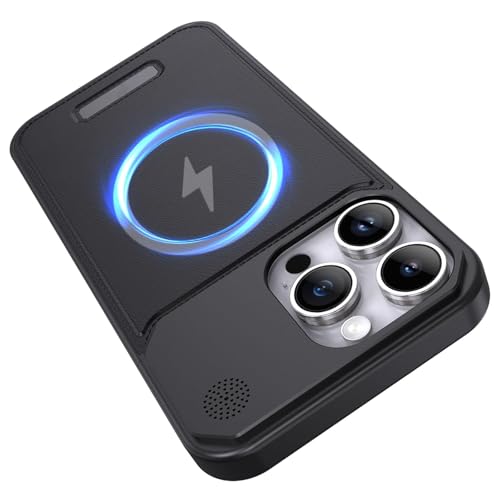 HILQBUFN Magnetic Case for iPhone 16 Pro Max/16 Pro/16 Plus/16, Metal Shockproof Aromatherapy Mobile Phone Case, Ultra Thin Genuine Leather Case, Black, 16 Pro HILQBUFN Magnetic Case for iPhone 16 Pro Max/16 Pro/16 Plus/16, Metal Shockproof Aromatherapy Mobile Phone Case, Ultra Thin Genuine Leather Case, Black, 16 Pro von HILQBUFN