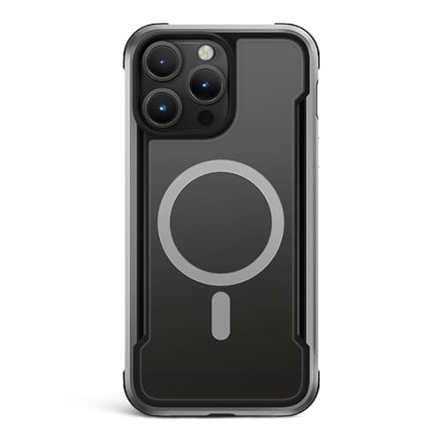 HILQBUFN Magnetic Case for iPhone 16 Pro Max/16 Pro/16 Plus/16, Shockproof Metal Mobile Phone Case Support Wireless Charging Aluminium Alloy Case, Black, 16 Pro Max HILQBUFN Magnetic Case for iPhone 16 Pro Max/16 Pro/16 Plus/16, Shockproof Metal Mobile Phone Case Support Wireless Charging Aluminium Alloy Case, Black, 16 Pro Max von HILQBUFN