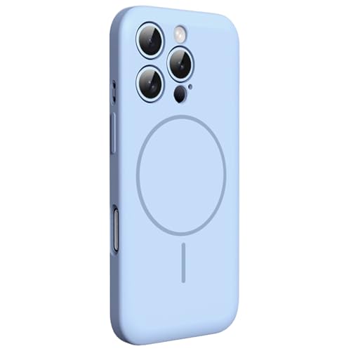 HILQBUFN Magnetic Mobile Phone Case for iPhone 16 Pro Max/16 Pro/16 Plus/16, Liquid Silicone Mobile Phone Case Camera Protection Shockproof Ultra Thin Case, Blue, 16 Pro Max HILQBUFN Magnetic Mobile Phone Case for iPhone 16 Pro Max/16 Pro/16 Plus/16, Liquid Silicone Mobile Phone Case Camera Protection Shockproof Ultra Thin Case, Blue, 16 Pro Max von HILQBUFN