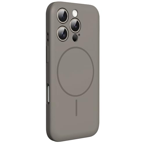 HILQBUFN Magnetic Mobile Phone Case for iPhone 16 Pro Max/16 Pro/16 Plus/16, Liquid Silicone Mobile Phone Case Camera Protection Shockproof Ultra Thin Case, Grey, 16 Pro Max HILQBUFN Magnetic Mobile Phone Case for iPhone 16 Pro Max/16 Pro/16 Plus/16, Liquid Silicone Mobile Phone Case Camera Protection Shockproof Ultra Thin Case, Grey, 16 Pro Max von HILQBUFN