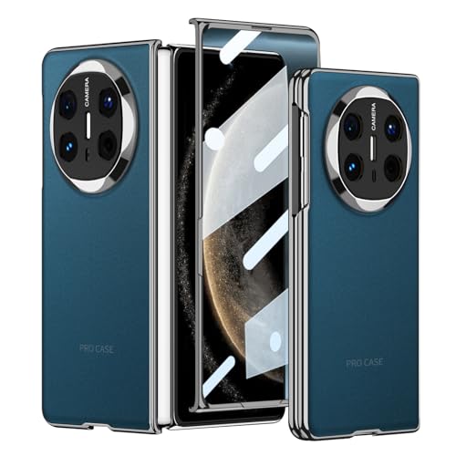 HILQBUFN Mobile Phone Case for Huawei Mate X6, Luxury Galvanised Case Screen Protector Ultra Thin PC Scratch-Resistant Hard Protective Case, Blue, Mate X6 HILQBUFN Mobile Phone Case for Huawei Mate X6, Luxury Galvanised Case Screen Protector Ultra Thin PC Scratch-Resistant Hard Protective Case, Blue, Mate X6 von HILQBUFN