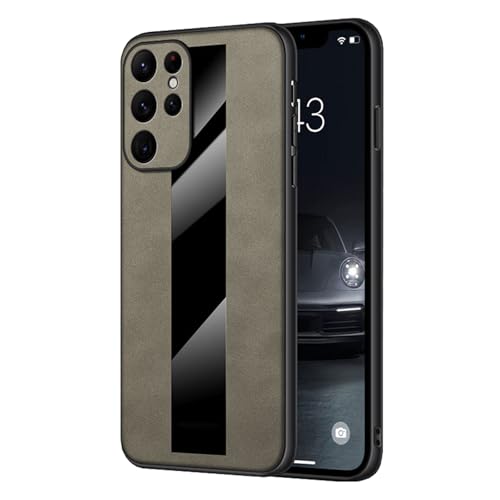 HILQBUFN Ultra Thin Case for Samsung Galaxy S25 Ultra/S25 Plus/S25, Lightweight Luxury Leather Mobile Phone Case, Full Cover Camera Protection Case, Silver, S25 Ultra HILQBUFN Ultra Thin Case for Samsung Galaxy S25 Ultra/S25 Plus/S25, Lightweight Luxury Leather Mobile Phone Case, Full Cover Camera Protection Case, Silver, S25 Ultra von HILQBUFN