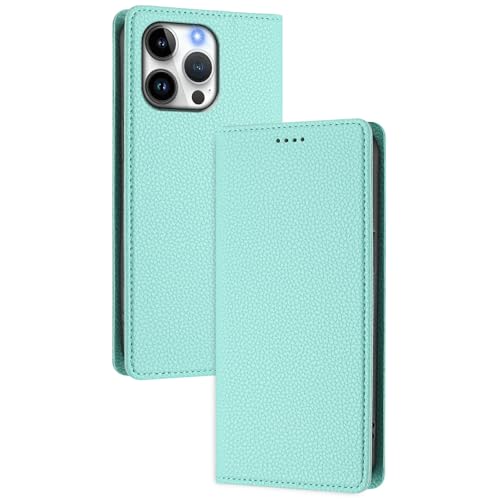 HILQBUFN Ultradünne Geldbörse Hülle für iPhone 16 Pro Max/16 Pro/16 Plus/16, Magnetische Leder Handyhülle mit Kartenfächern Stoßfeste Klapp Hülle,Grün,16 Pro Max HILQBUFN Ultradünne Geldbörse Hülle für iPhone 16 Pro Max/16 Pro/16 Plus/16, Magnetische Leder Handyhülle mit Kartenfächern Stoßfeste Klapp Hülle,Grün,16 Pro Max von HILQBUFN