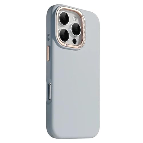 HILQBUFN Ultradünne Handyhülle für iPhone 16 Pro Max/16 Pro/16 Plus/16, Flüssig Silikon Hülle Metall KameraSchutz AntiFingerabdruck Schutzhülle,Blau,16 Plus HILQBUFN Ultradünne Handyhülle für iPhone 16 Pro Max/16 Pro/16 Plus/16, Flüssig Silikon Hülle Metall KameraSchutz AntiFingerabdruck Schutzhülle,Blau,16 Plus von HILQBUFN