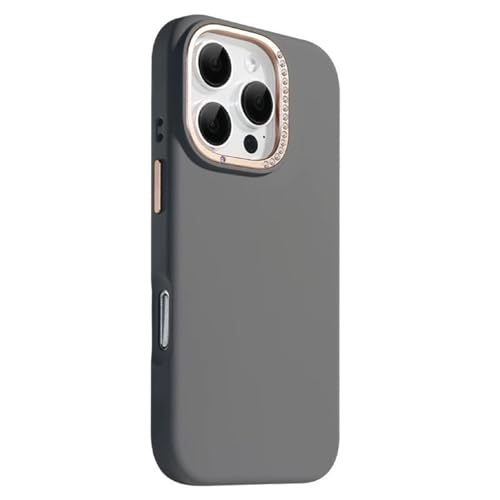 HILQBUFN Ultradünne Handyhülle für iPhone 16 Pro Max/16 Pro/16 Plus/16, Flüssig Silikon Hülle Metall KameraSchutz AntiFingerabdruck Schutzhülle,Schwarz,16 Plus HILQBUFN Ultradünne Handyhülle für iPhone 16 Pro Max/16 Pro/16 Plus/16, Flüssig Silikon Hülle Metall KameraSchutz AntiFingerabdruck Schutzhülle,Schwarz,16 Plus von HILQBUFN
