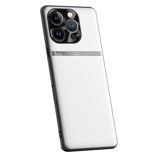 HILQBUFN Ultradünne Hülle für iPhone 16 Pro Max/16 Pro/16 Plus/16, Flüssig Leder Handyhülle KameraSchutz Anti-Vergilbung Geschäftlich Handytasche,Weiß,16 Pro Max HILQBUFN Ultradünne Hülle für iPhone 16 Pro Max/16 Pro/16 Plus/16, Flüssig Leder Handyhülle KameraSchutz Anti-Vergilbung Geschäftlich Handytasche,Weiß,16 Pro Max von HILQBUFN