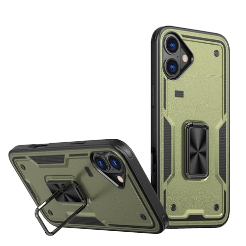 HILQBUFN Ultradünne rutschfest Hülle für iPhone 16 Pro Max/16 Pro/16 Plus/16, Magnetische Ständer Handyhülle Militärisch Stoßfeste Handytasche,Grün,16 Pro Max HILQBUFN Ultradünne rutschfest Hülle für iPhone 16 Pro Max/16 Pro/16 Plus/16, Magnetische Ständer Handyhülle Militärisch Stoßfeste Handytasche,Grün,16 Pro Max von HILQBUFN