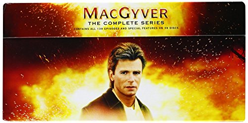 MacGyver Complete TV Action Adventure Series All 139 Episodes (39 Discs) DVD Collection Box Set: Season 1, 2, 3, 4, 5, 6 and 7 + Loads of Extras von HILRITORI