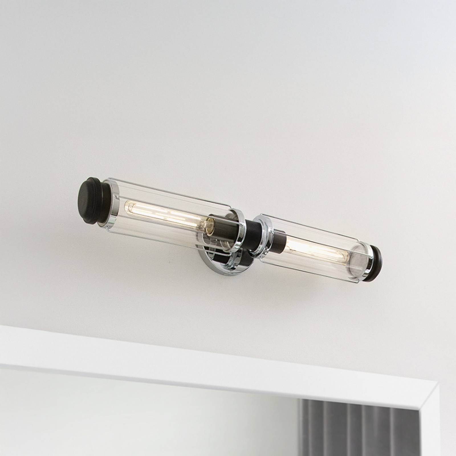 Bad-Wandleuchte Masthead, chrom, 2-flammig, Höhe 61 cm, IP44 Bad-Wandleuchte Masthead, chrom, 2-flammig, Höhe 61 cm, IP44 von HINKLEY