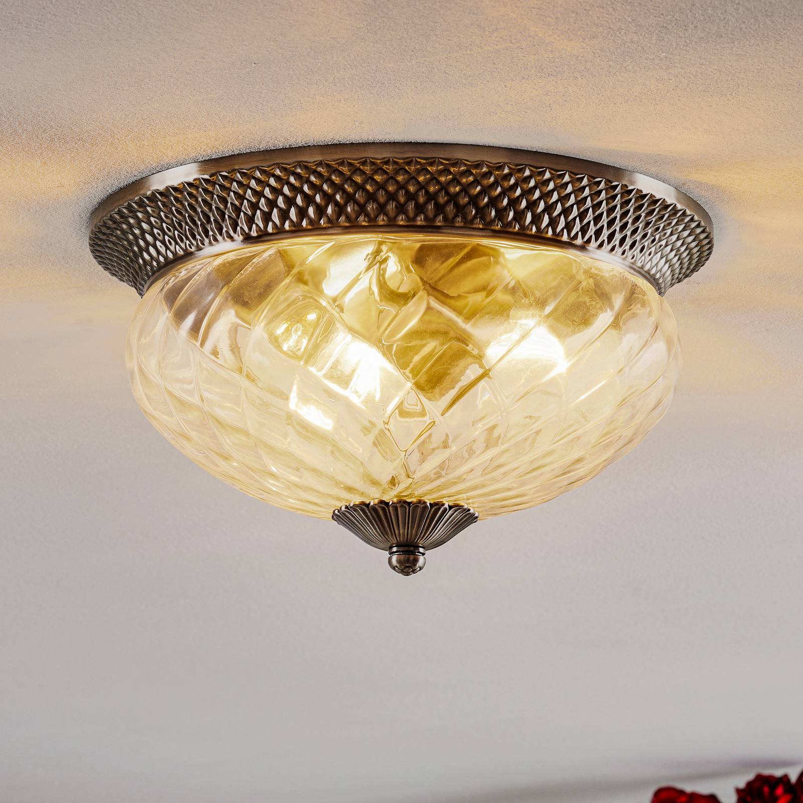 Deckenlampe Plantation nickel antik, 40,6cm Deckenlampe Plantation nickel antik, 40,6cm von HINKLEY