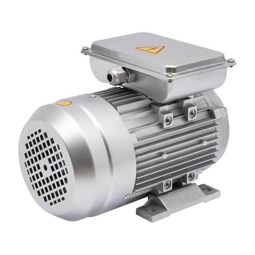 HINOPY 0.75KW Elektromotor Einphasig Zementmischer Beton 1380U/min Motor für Kompressor Schweranlauf Wechselstrom E-Motor von HINOPY