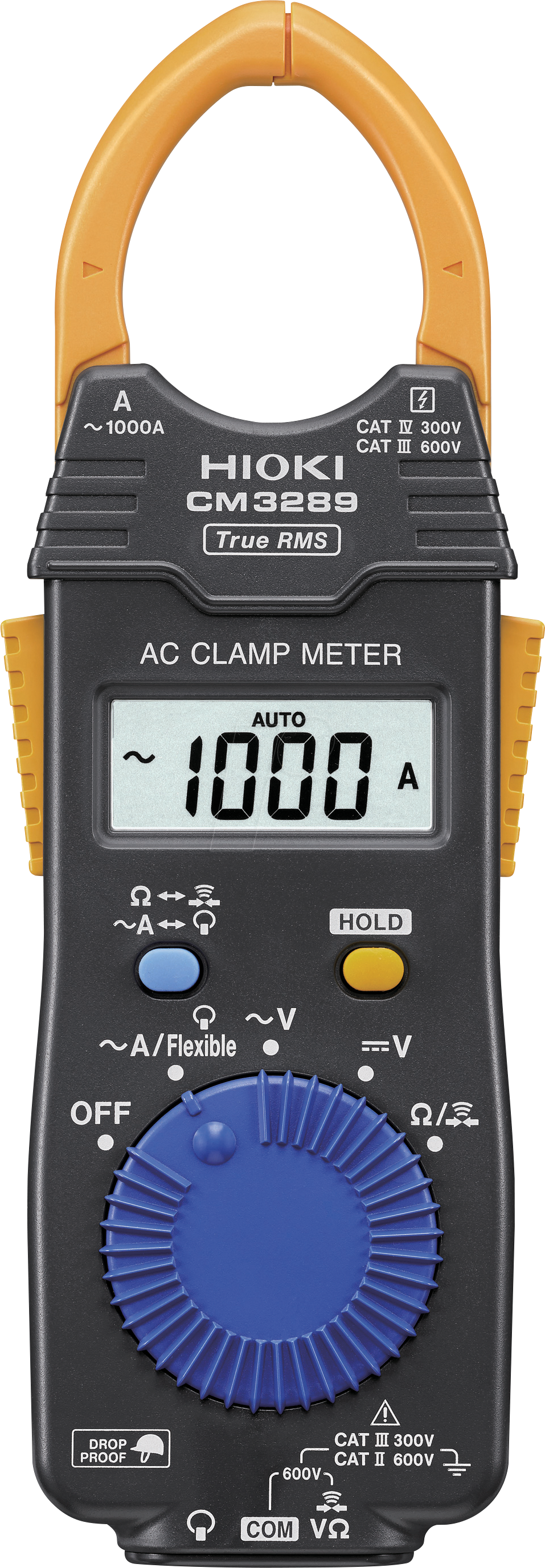 HIOKI CM3289 - Stromzange, digital, AC/DC, bis 1000 A, TRMS von HIOKI