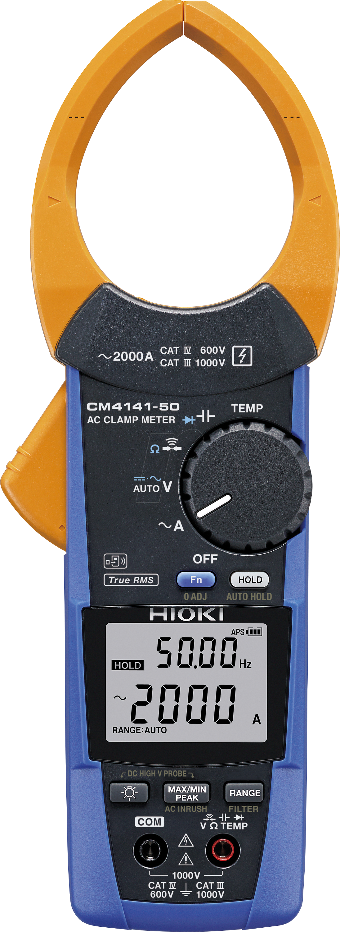 HIOKI CM4141-50 - AC-Zangenmultimeter, digital, AC/DC, bis 2000 A von HIOKI