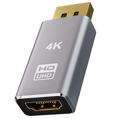HIOPOIUYT 4K DisplayPort Zu HDTV Adapter Konverter Videoübertragung DisplayPort Zu HDTV Monitoren Für Monitore Und Projektoren von HIOPOIUYT