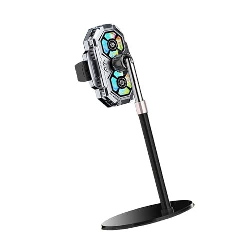 HIOPOIUYT Handy-Lüfter mit Ständer für Game-Stummschaltung, Halbleiter-Kühlkörper, Rückenklammer, doppelter Kühlventilator, 3 Gänge, verstellbar HIOPOIUYT Handy-Lüfter mit Ständer für Game-Stummschaltung, Halbleiter-Kühlkörper, Rückenklammer, doppelter Kühlventilator, 3 Gänge, verstellbar von HIOPOIUYT