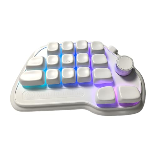 HIOPOIUYT Mechanischer Nummernblock, VIA, programmierbar, 17 Tasten, Hot-Swap-fähig, USB-Nummernblock mit PBT-Tastenkappen und RGBs, Hintergrundbeleuchtung für Laptop, PC, Desktop HIOPOIUYT Mechanischer Nummernblock, VIA, programmierbar, 17 Tasten, Hot-Swap-fähig, USB-Nummernblock mit PBT-Tastenkappen und RGBs, Hintergrundbeleuchtung für Laptop, PC, Desktop von HIOPOIUYT