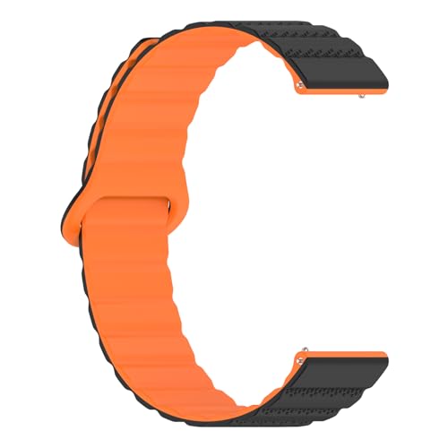 HIOPOIUYT Stilvolles Modisches Silikonarmband Uhrenarmbänder Gürtel Mit Magnetverschluss Für 18 Mm 20 Mm 22 Mm Traditionelle Uhren von HIOPOIUYT
