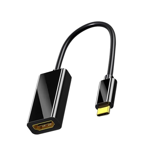 HIOPOIUYT USB C Zu HDTV Adapter 4K Typ C Zu HDTV Video Converters Bildschirmspiegelungsfunktion Für Telefonlaptop Tablets von HIOPOIUYT