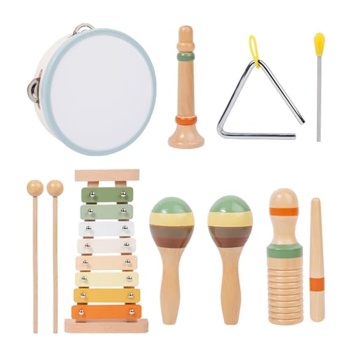 Interaktiver Musikspielzeug Rassel Drum Xylophon Percussion Toy Cartoon Holzspielzeug Für Frühe Musikausbildung Interaktiver Musikspielzeug Rassel Drum Xylophon Percussion Toy Cartoon Holzspielzeug Für Frühe Musikausbildung von HIOPOIUYT