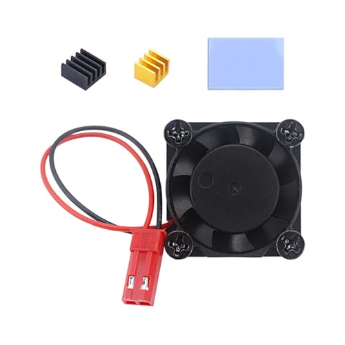 Kühllüfter Wärmekühlkühler Kühler CPU Kühlventilator Niedriger Rausch Wärme Dissipationsventilator Mit Silikonpolster Für 4b/3b+ von HIOPOIUYT
