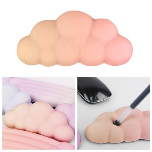 Tastatur- und Maus-Handgelenkstütze, Mauspad in Wolkenform, rutschfeste Unterseite, perfekt für Büro- und Gaming-Mauspad Tastatur- und Maus-Handgelenkstütze, Mauspad in Wolkenform, rutschfeste Unterseite, perfekt für Büro- und Gaming-Mauspad von HIOPOIUYT