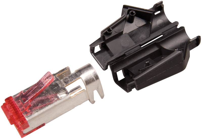 HIROSE CAT6 SW - RJ45 Hirose Stecker Cat-6, TM21, schwarz von HIROSE