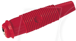 KUN 30 RT - Kupplung, 4 mm, bis 2,5mm², rot von HIRSCHMANN TEST & MEASUREMENT