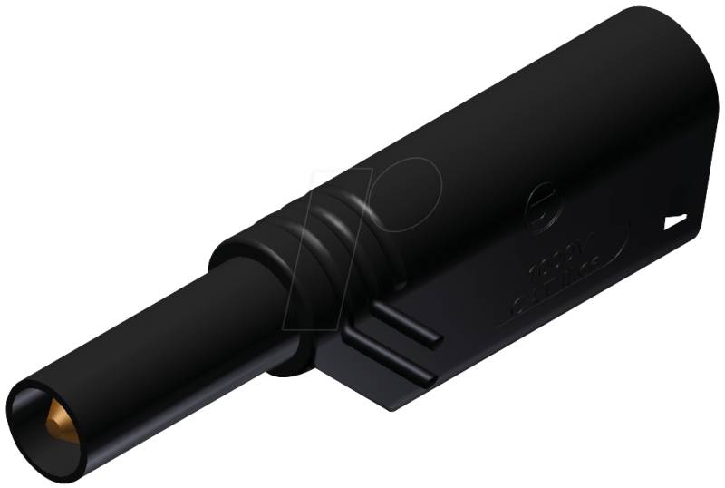 LAS S WS SW - Sicherheits-Turmstecker, 1000 V CAT II, schwarz von HIRSCHMANN TEST & MEASUREMENT