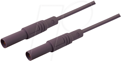 MLS GG 100 25 VT - Messleitung, 2,5 mm², 1,0 m, violett, gesichert von HIRSCHMANN TEST & MEASUREMENT