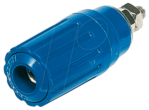 PKI 100 BL - Polklemme, 4 mm, blau von HIRSCHMANN TEST & MEASUREMENT