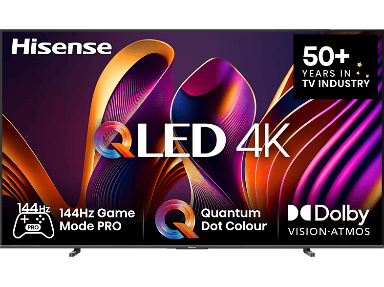 HISENSE 100E77NQ PRO QLED TV (Flat, 100 Zoll / 254 cm, UHD 4K, SMART TV) von HISENSE