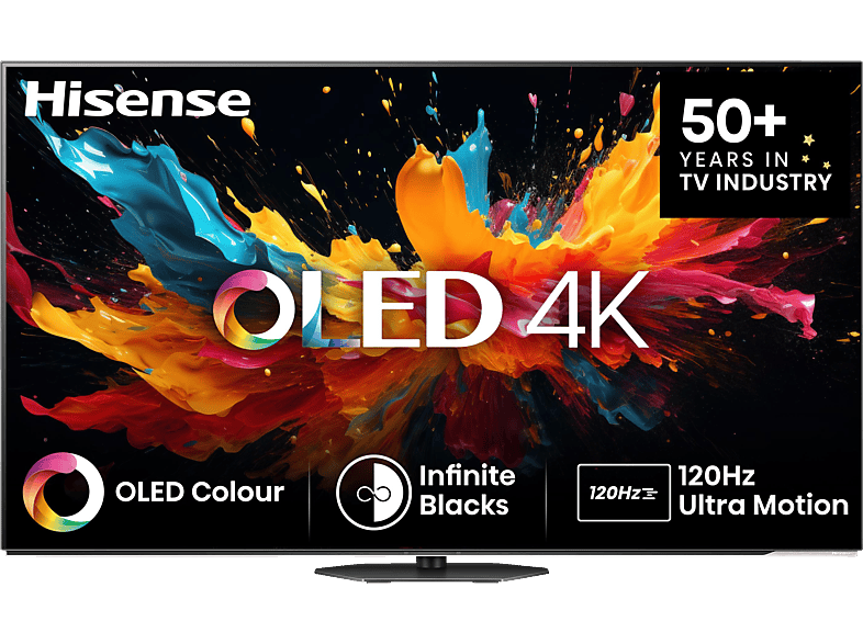 HISENSE 55 A 85 N OLED-TV (Flat, Zoll / 139 cm, UHD 4K, SMART TV) von HISENSE