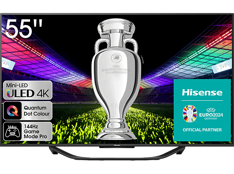 HISENSE 55U7KQ Mini LED TV (Flat, 55 Zoll / 139 cm, UHD 4K, SMART TV) von HISENSE