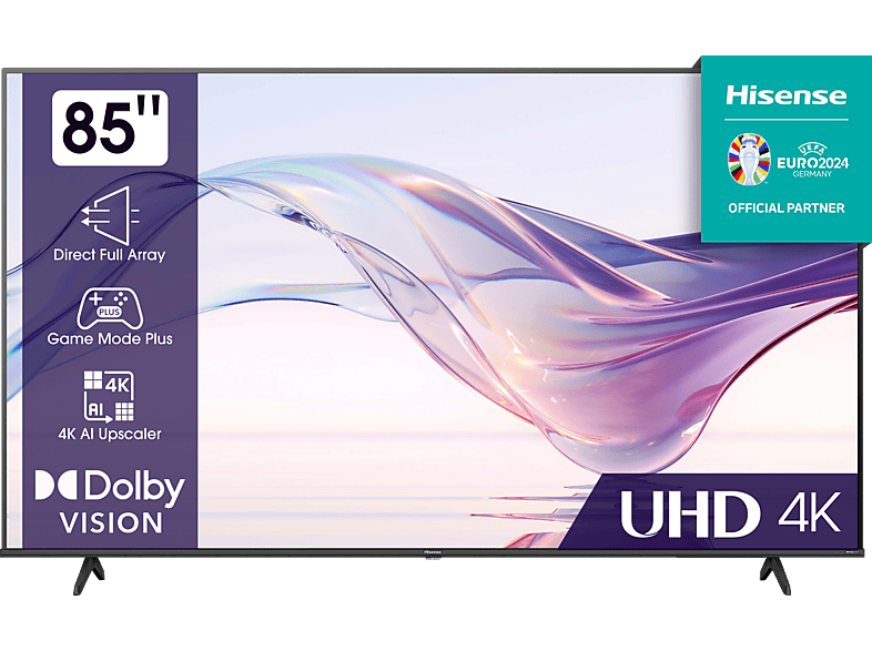 HISENSE 85A6K LED TV (Flat, 85 Zoll / 215 cm, UHD 4K, SMART TV, VIDAA) von HISENSE