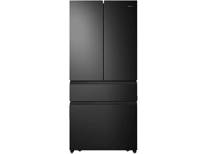 HISENSE RF540N4SBF2 French Door (480 l, E, 1817 mm hoch, Schwarz) von HISENSE