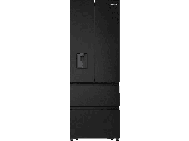 HISENSE RF632N4WFE French Door (295 kWh/Jahr, E, 2000 mm hoch, Schwarz) von HISENSE