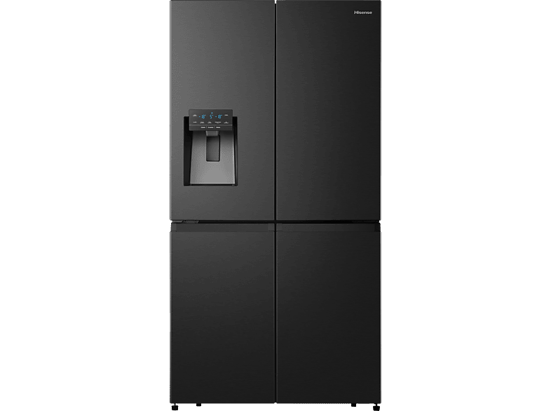 HISENSE RQ760N4BFE French Door (E, 1785 mm hoch, Schwarz) von HISENSE