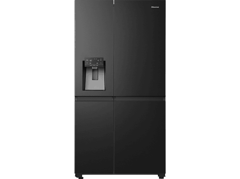 HISENSE RS818N4TFE Side-by-Side (E, 1790 mm hoch, Schwarz) von HISENSE