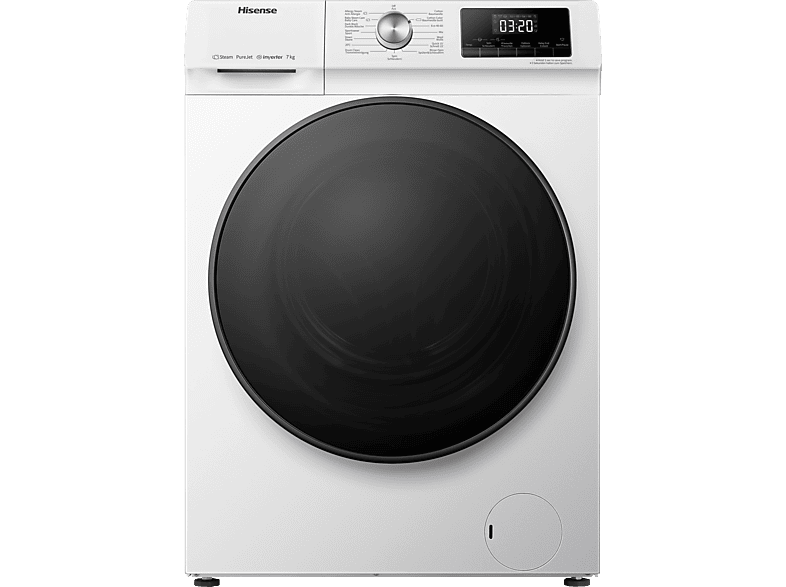 HISENSE WFQA 7014 EVJM Waschmaschine (7 kg, 1400 U/Min., A) von HISENSE