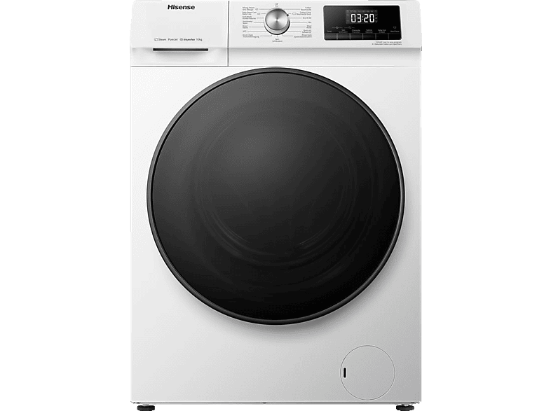 HISENSE WFQA 9014 EVJM Waschmaschine (9 kg, 1400 U/Min., A) von HISENSE