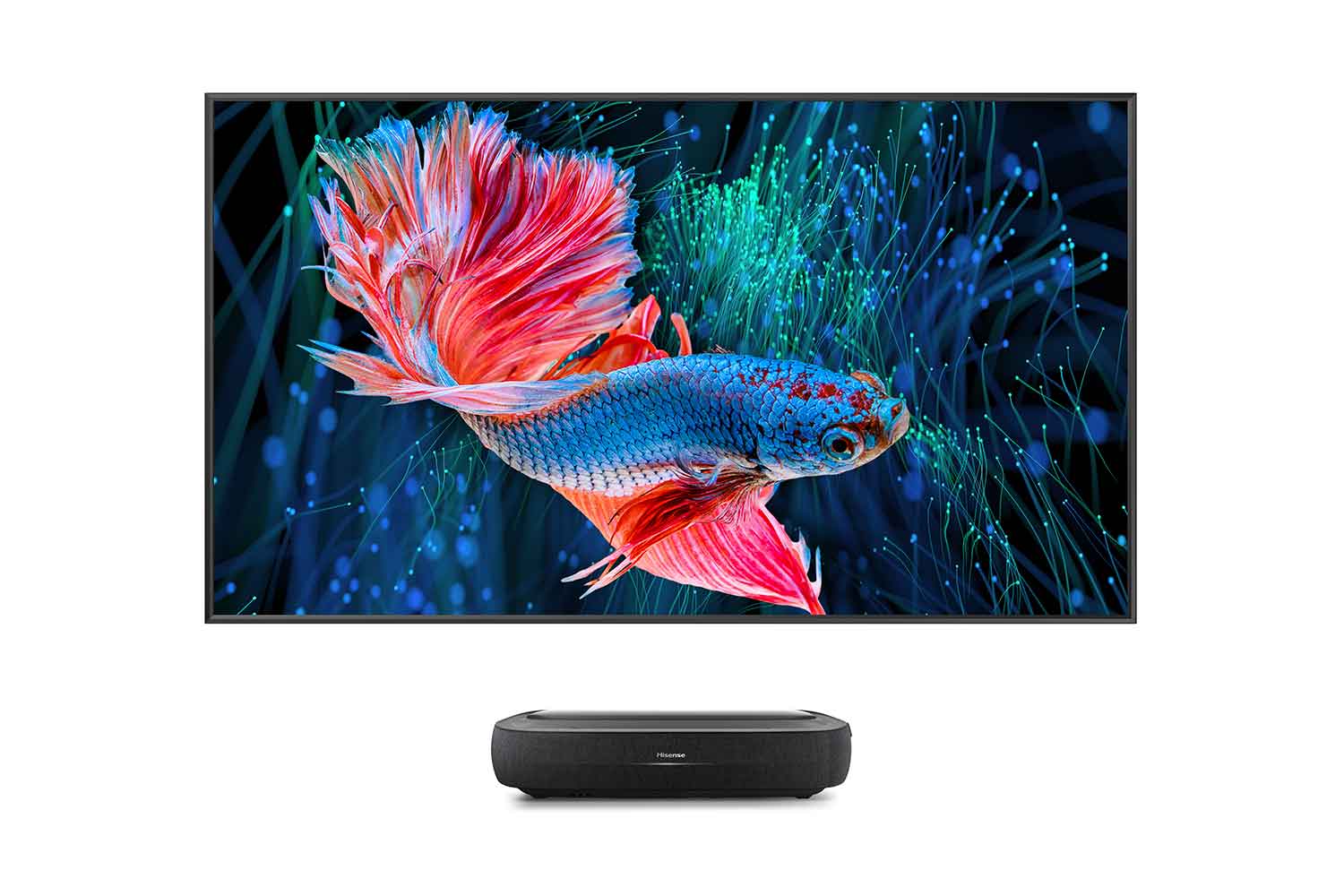 Hisense 100L9HD TriChroma Laser TV mit 100" Soft Fresnel Leinwand - HEIMKINORAUM Edition von HISENSE