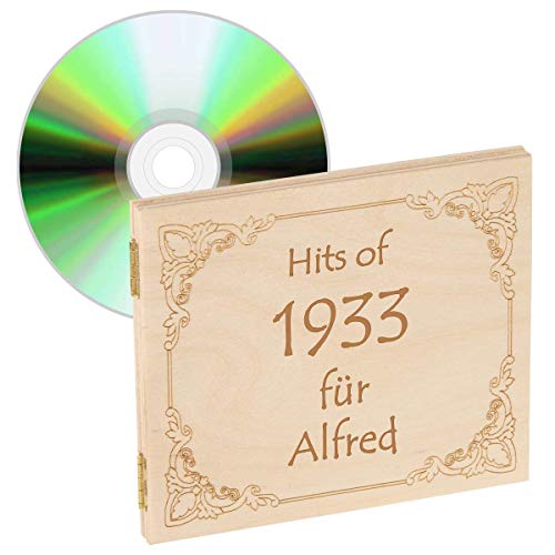 Jahrgangs-Musik-CD 1933 - Die persönliche Geschenkidee mit Ihrer Wunsch-Gravur von HISTORIAGmbH