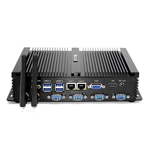 HISTTON Fanless PC Mini PC Desktop PC mit Intel Core i5 3317 1,70 Ghz LPDDR3 1866MHz RAM 300M WiFi Geeignet für zu Hause, Büro Mini PC Windows 10 64Bit (4GB RAM 128GB SSD) von HISTTON